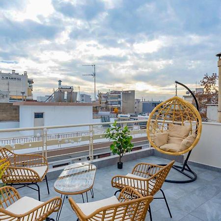 Pomegranate Luxury Penthouse Maisonette With Beautiful Terrace & Free Parking By Binobi ! Thessalonique Extérieur photo